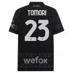 Günstige Fußballtrikots AC Mailand Fikayo Tomori 23 Fourth trikot 2023-24 Schwarze Kurzarm